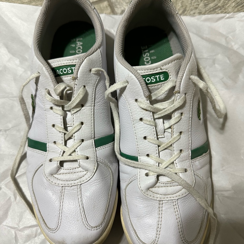 Lacoste Sport Shoe Men’s size 10 White EUC